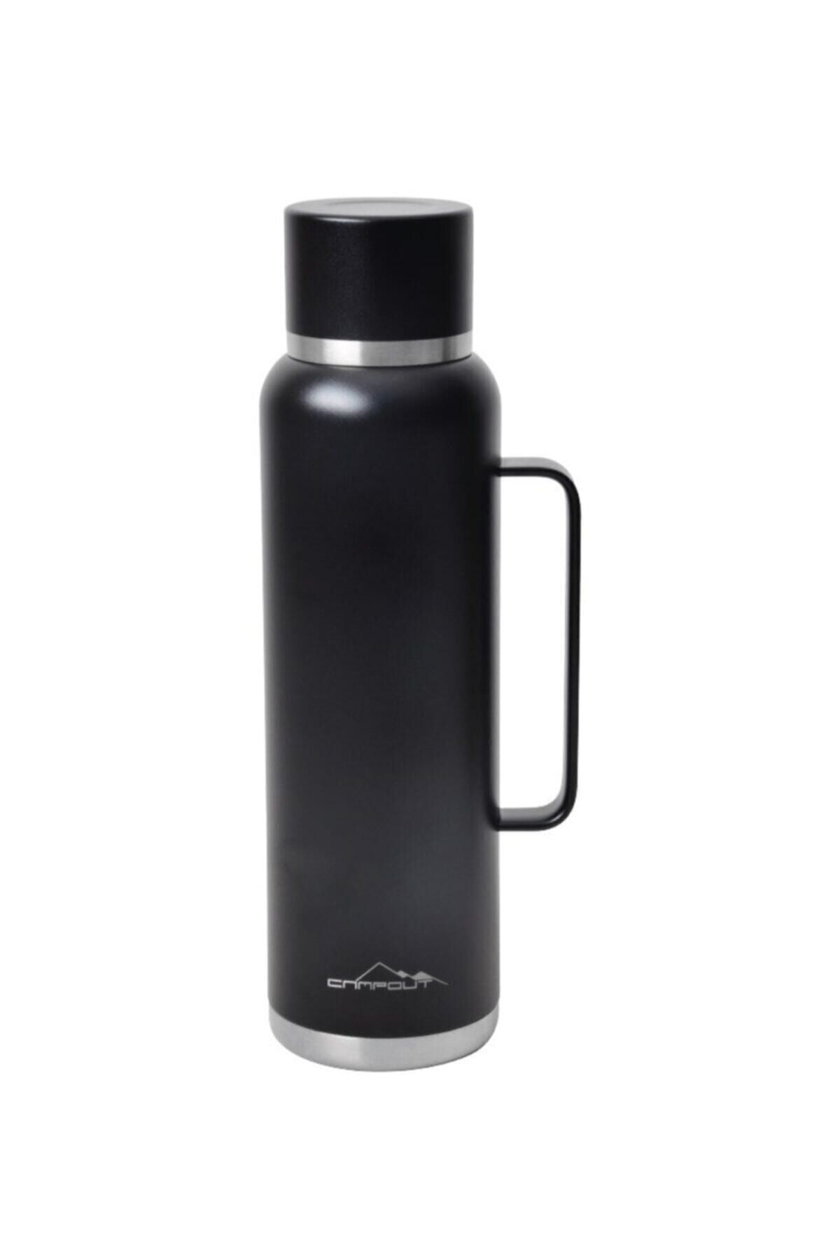 Campout Çift Katmanlı Termos Siyah 1500Ml