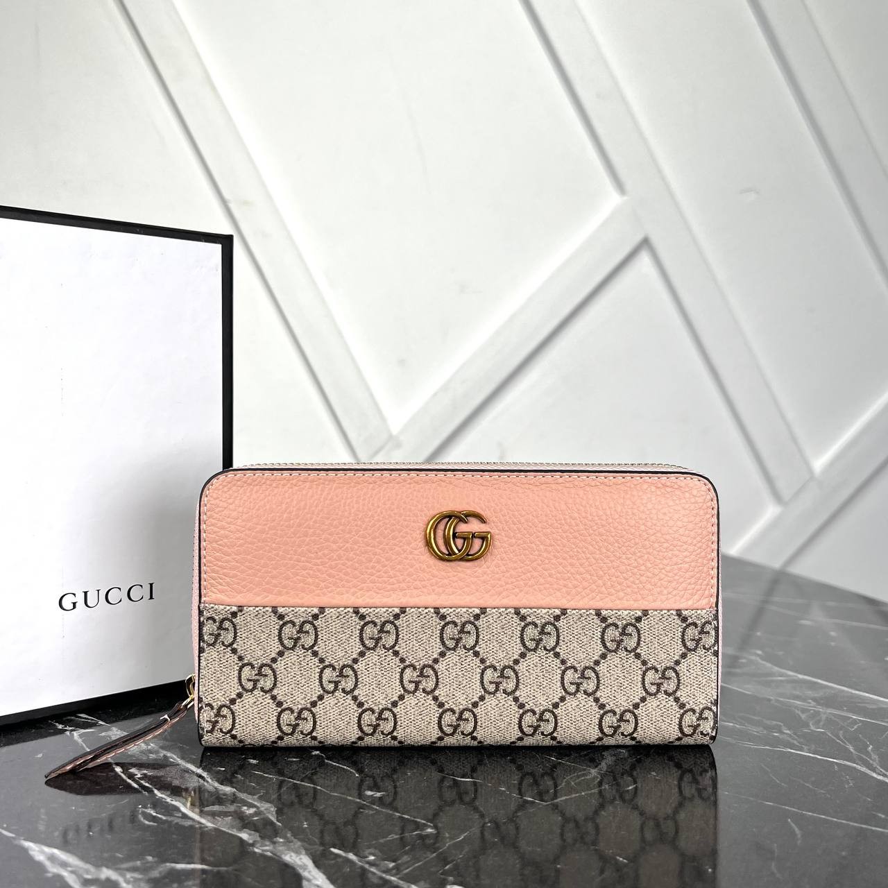 Picture of GG Marmont Wallet - Pink