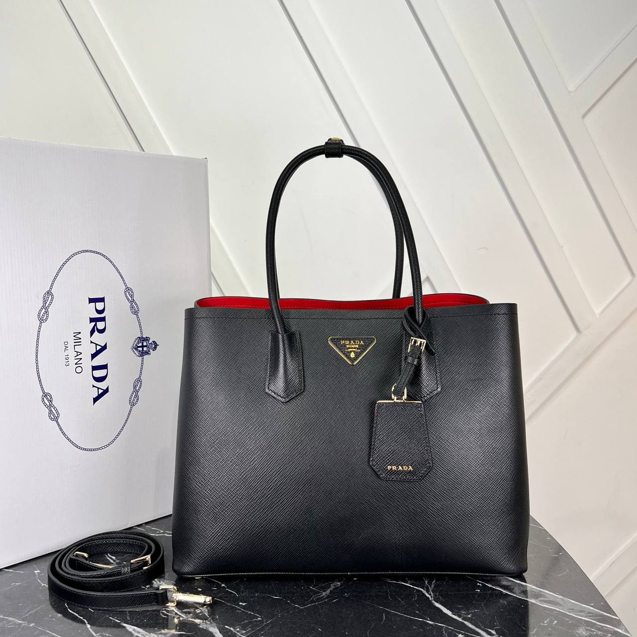 Picture of Saffiano Leather Double Bag