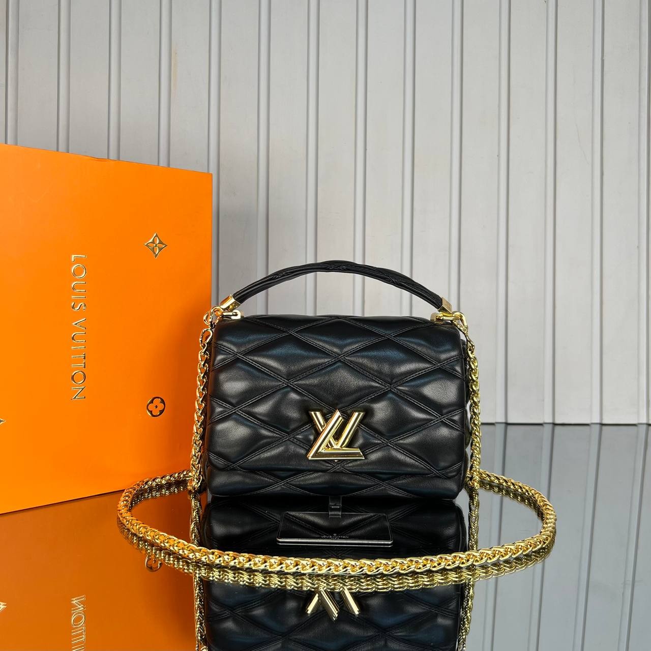 Malletage Leather Bag - Black的图片