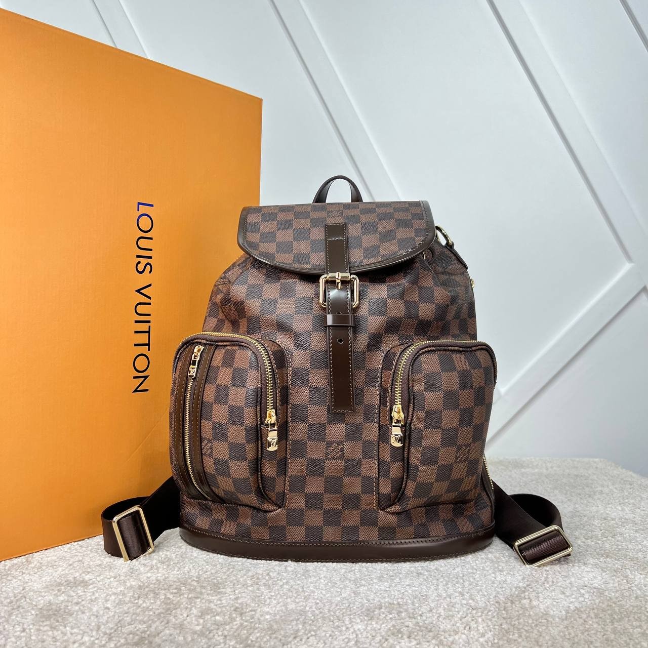 Picture of Bosporush Backpack - Checkered Brown