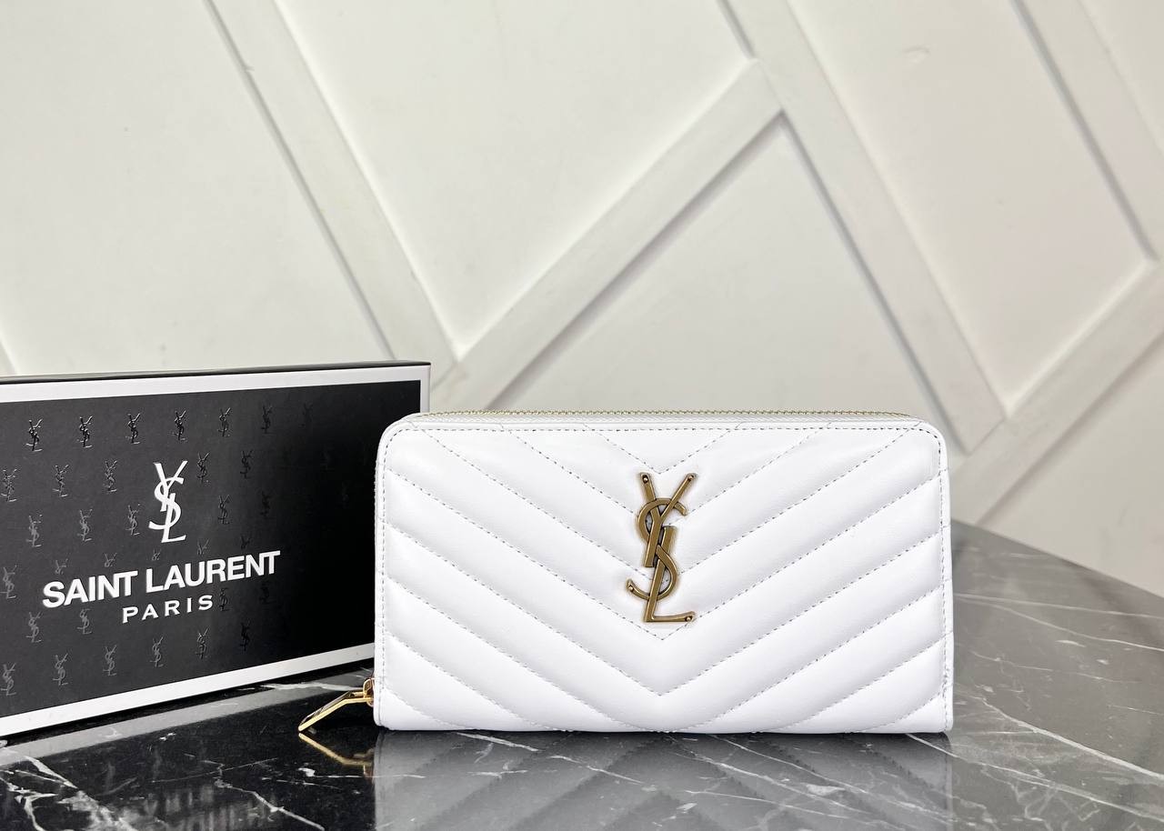 Picture of Leather Wallet  - White