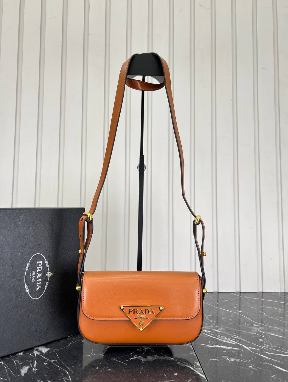 Picture of Leather Shoulder Bag - Brown