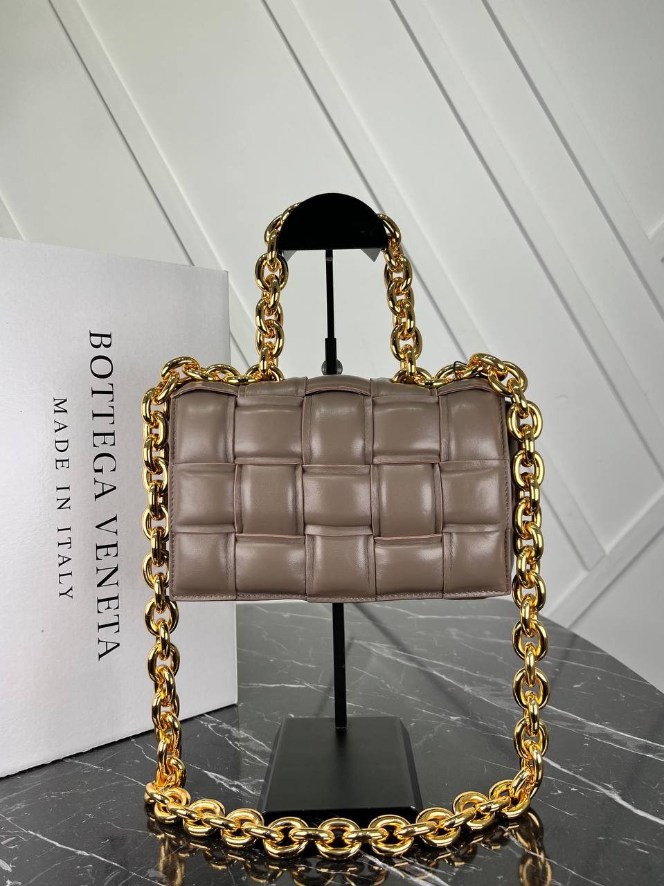 Picture of BV Casette Chain Bag  - Mink