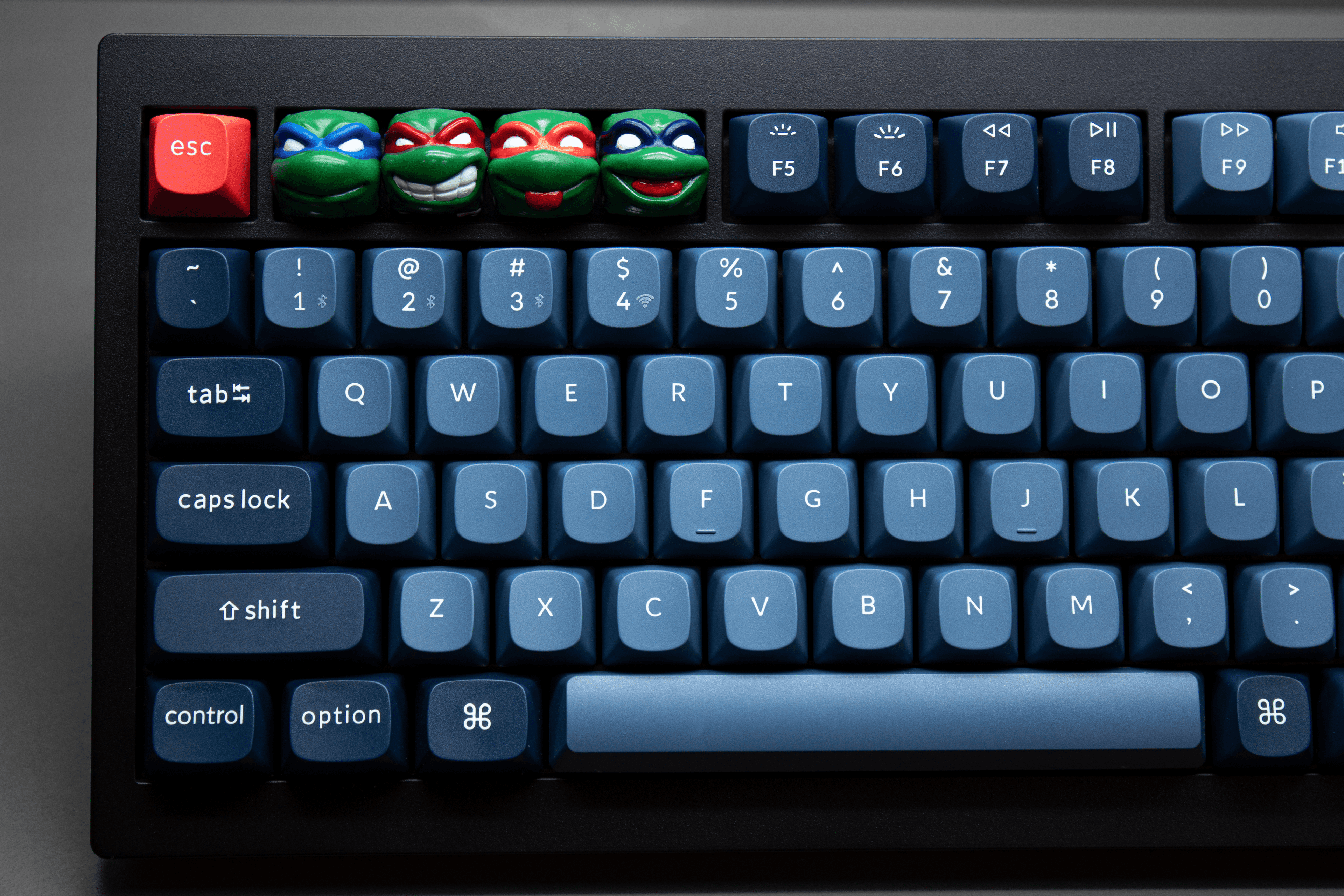 TMNT Ninja Kaplumbağalar 4'lü Set Keycap