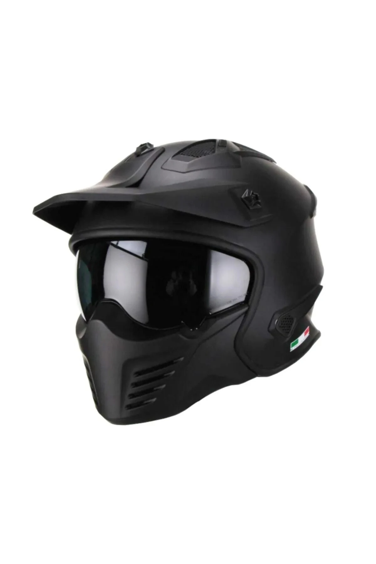 Sway 726 X Tokyo Çene Çıkarılabilir Modüler Kask Mat Siyah