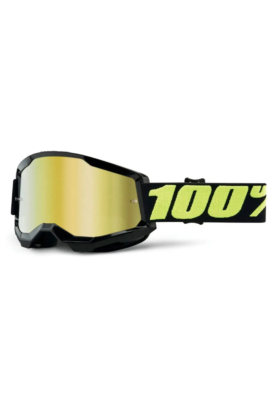 100 Racecraft Goggle Cross Gözlük Siyah Sarı