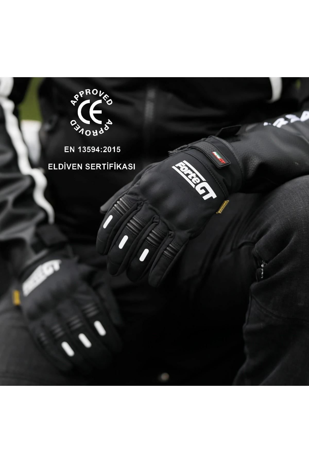 Forte GT 07 Softshell Korumalı Motosiklet Eldiveni (EN 13594
