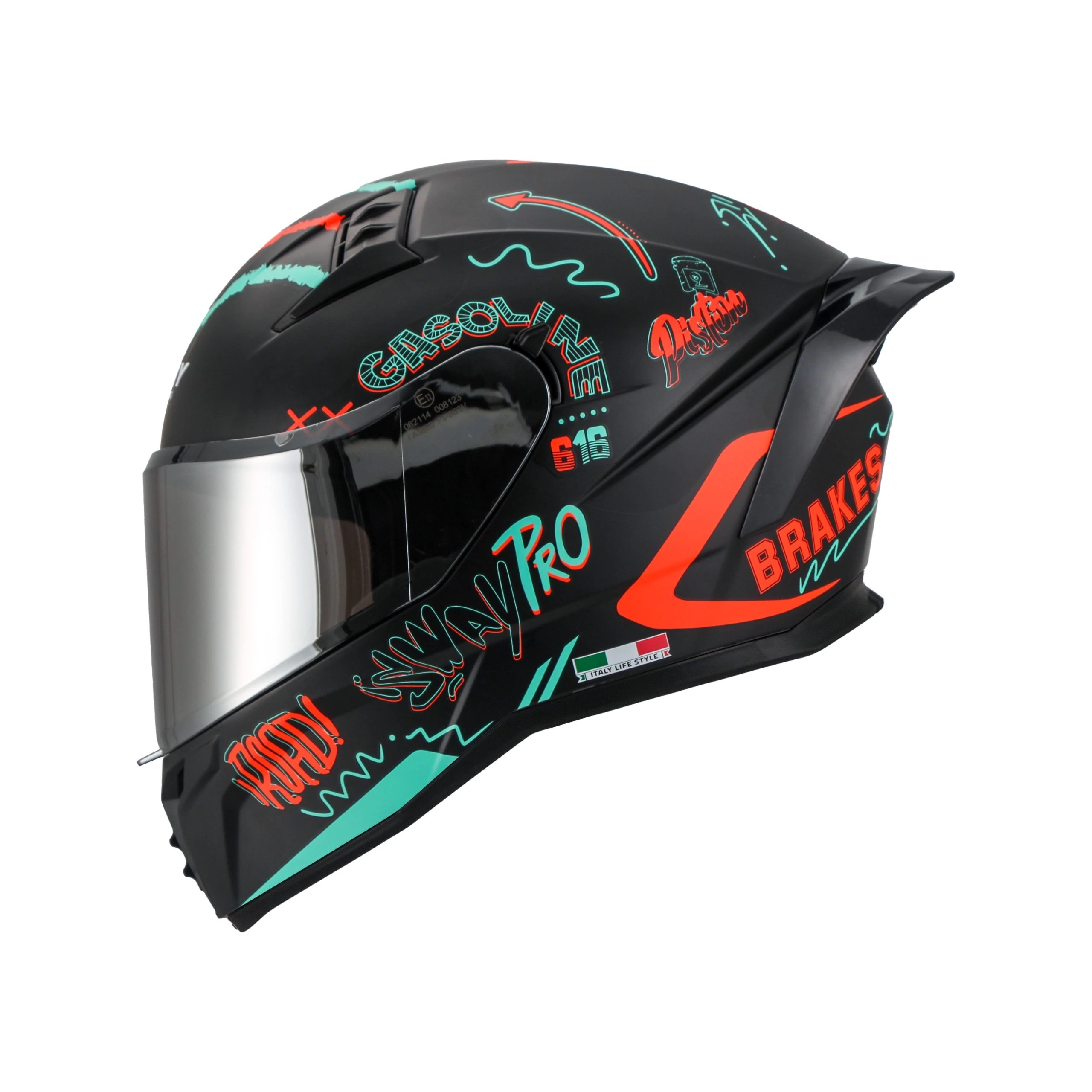 Sway SW 869 Drift Kapalı Motosiklet Kaskı