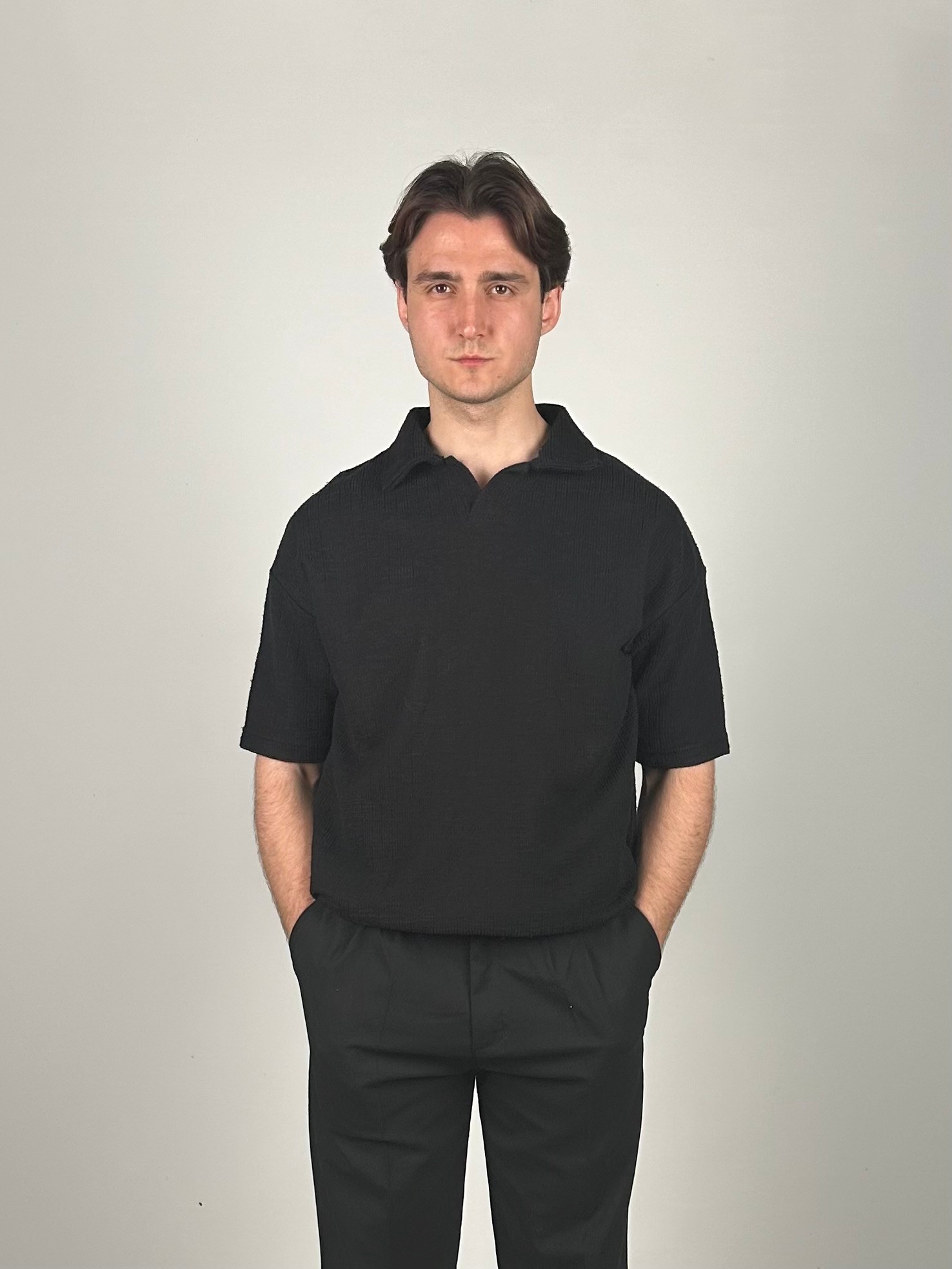 POLO T-SHIRT BLACK