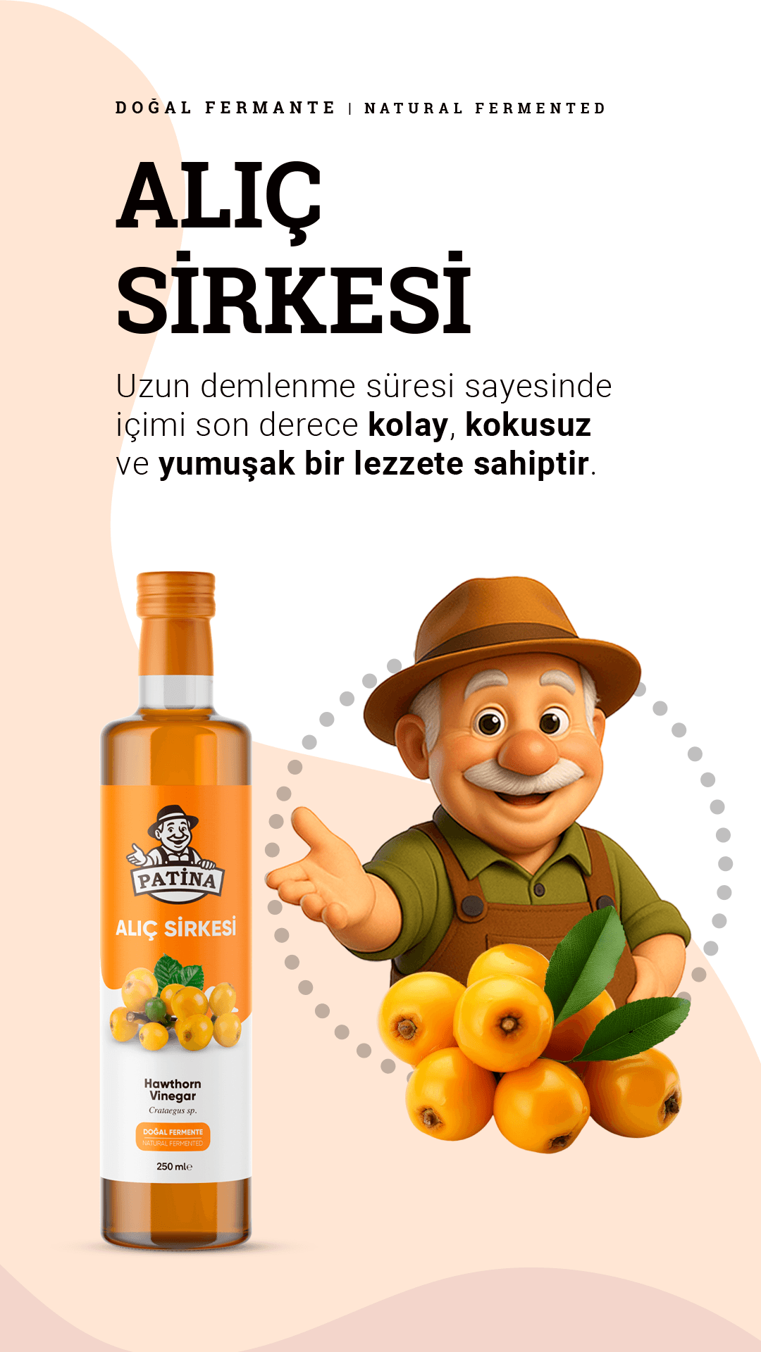 Doğal Fermantasyon Alıç Sirkesi