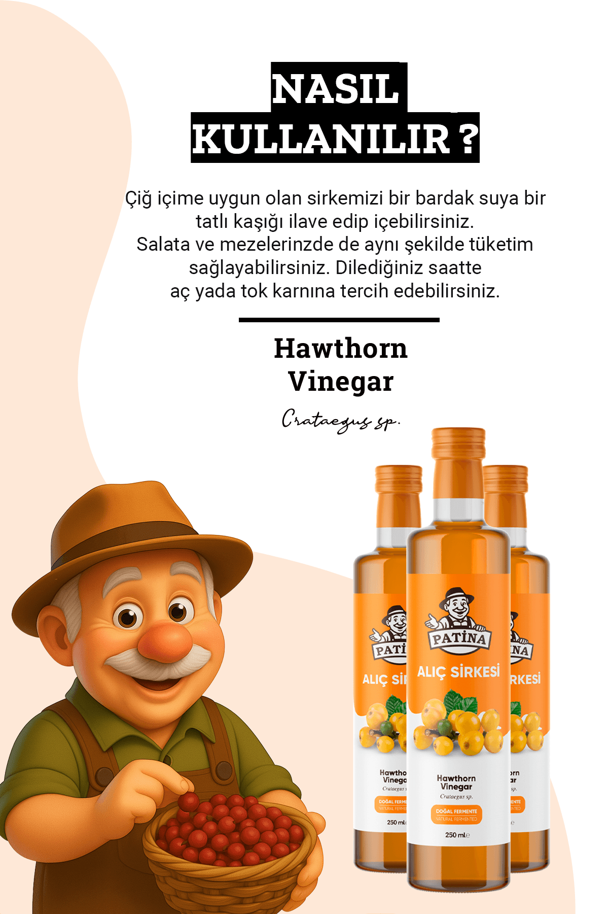 Doğal Fermantasyon Alıç Sirkesi