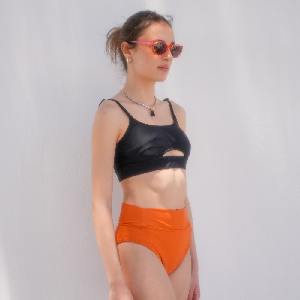 Pedkini Orange Leakproof Period Swimwear