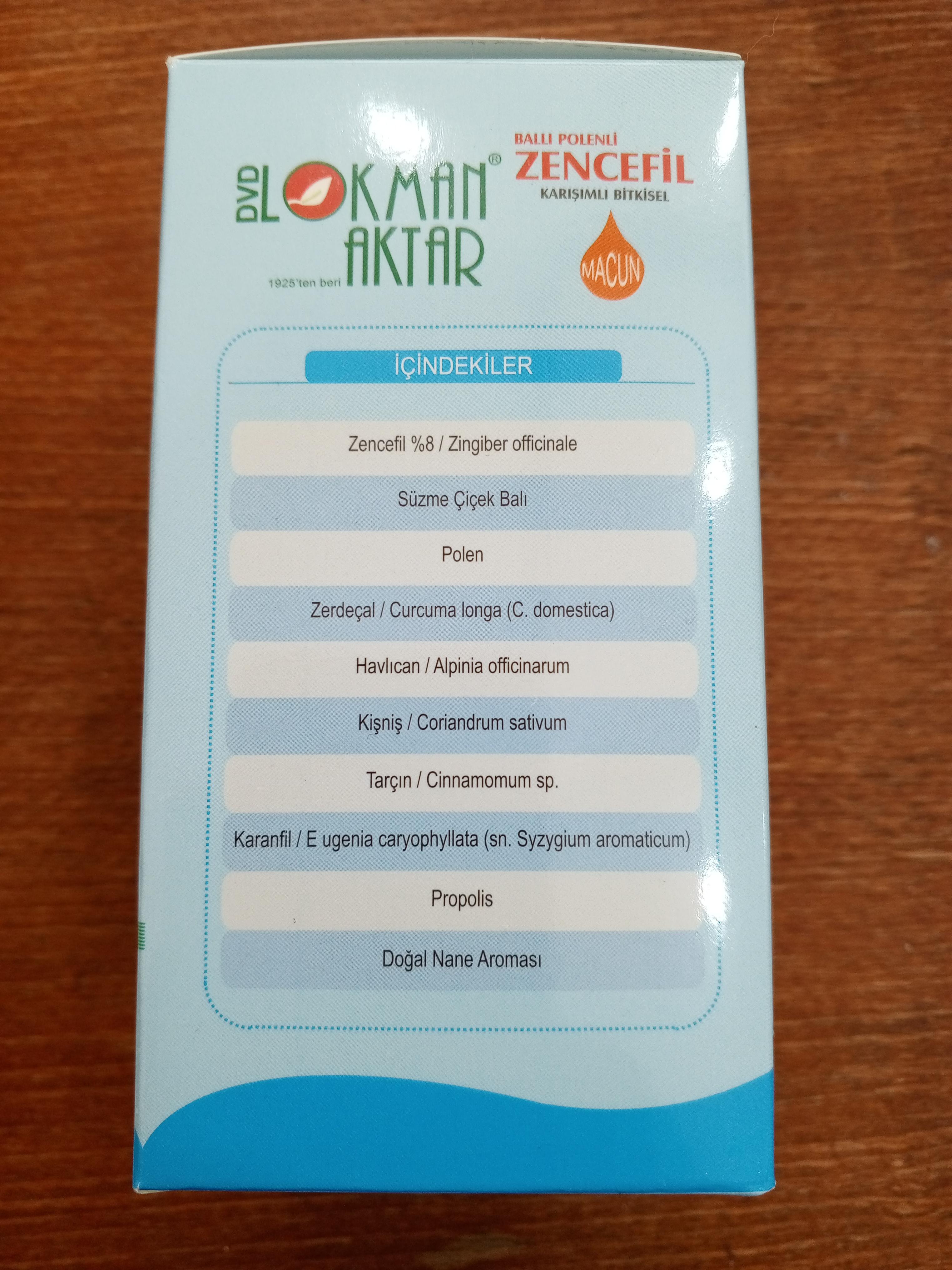 Zencefil Macun