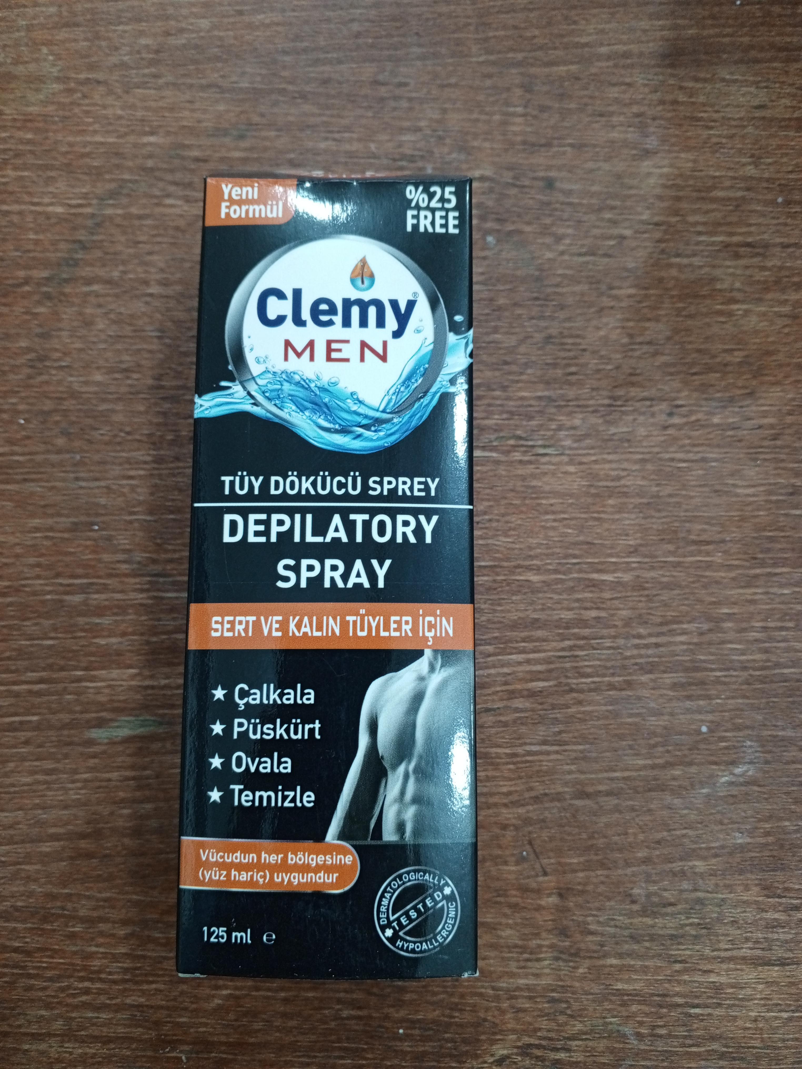 Tüy Dökücü Sprey Men 125 ml