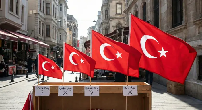 Türk bayrağı fiyatları ebata göre karşılaştırma