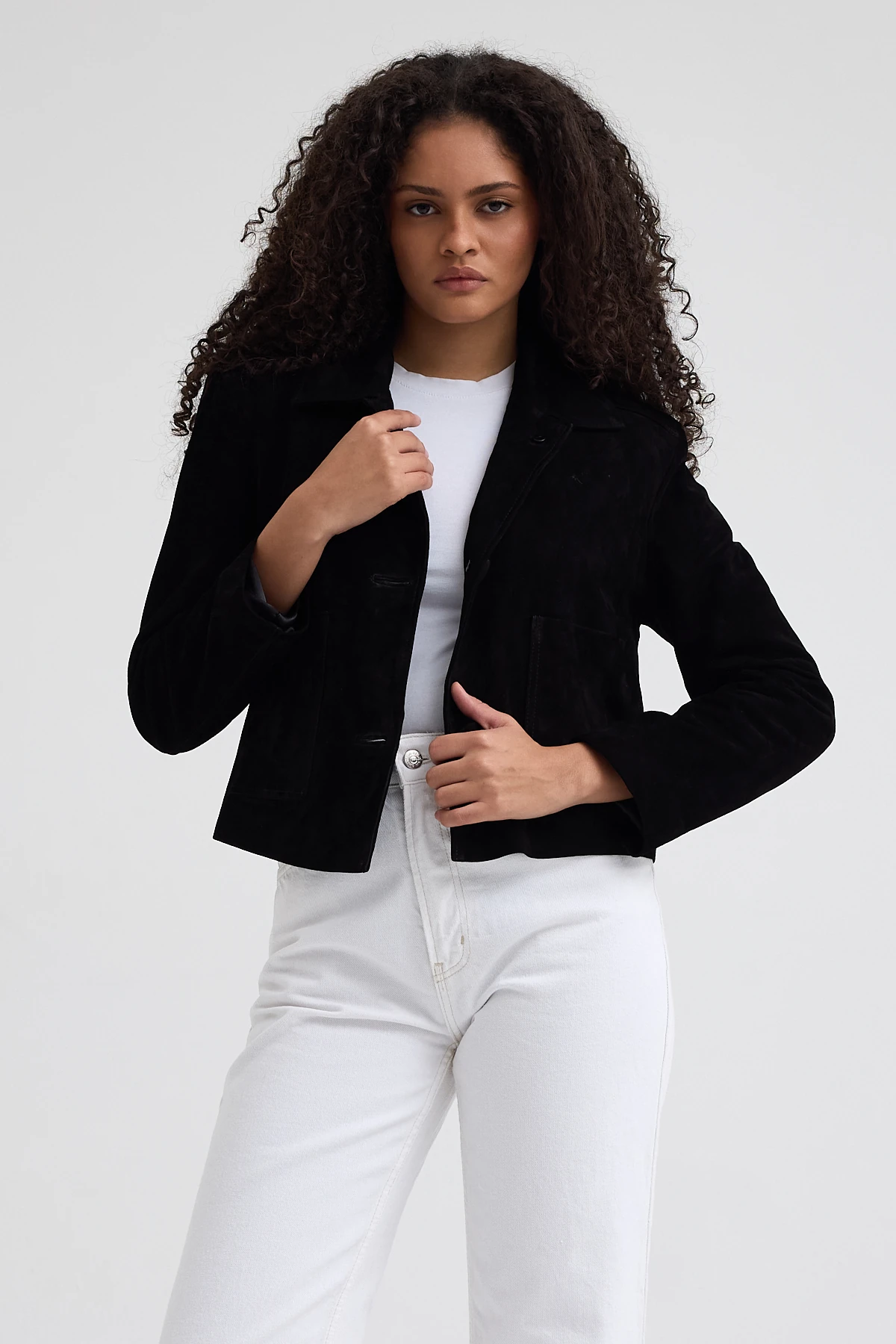 Noir Süet Ceket 