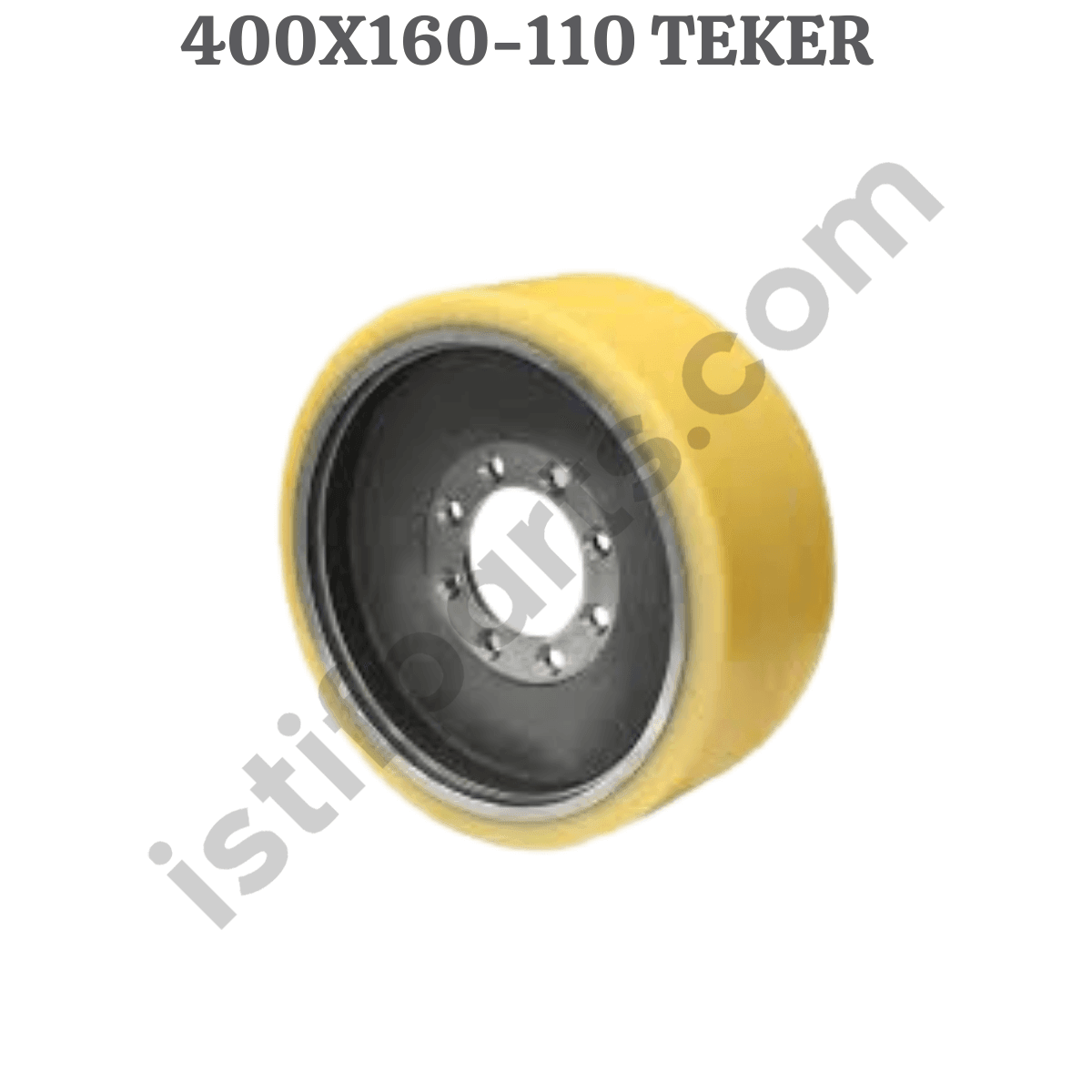 400X160X110 YÜRÜYÜŞ TEKERİ 7 BİJON POLİÜRETAN