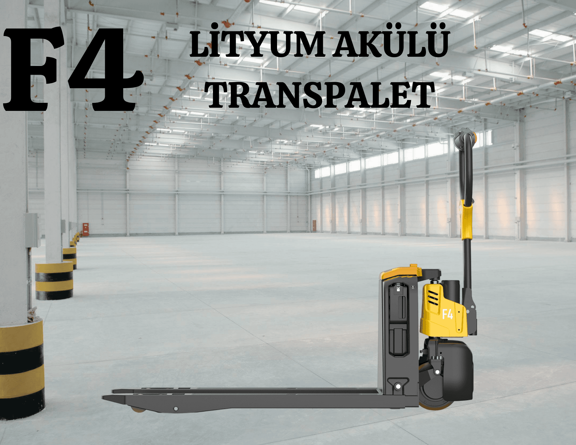 F4 TRANSPALET LİTYUM AKÜLÜ TRANSPALET