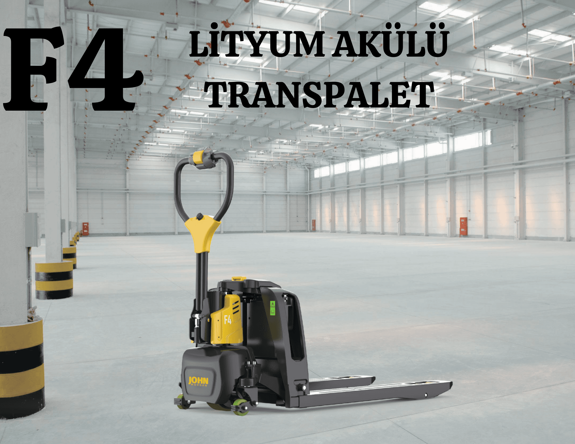 F4 TRANSPALET LİTYUM AKÜLÜ TRANSPALET