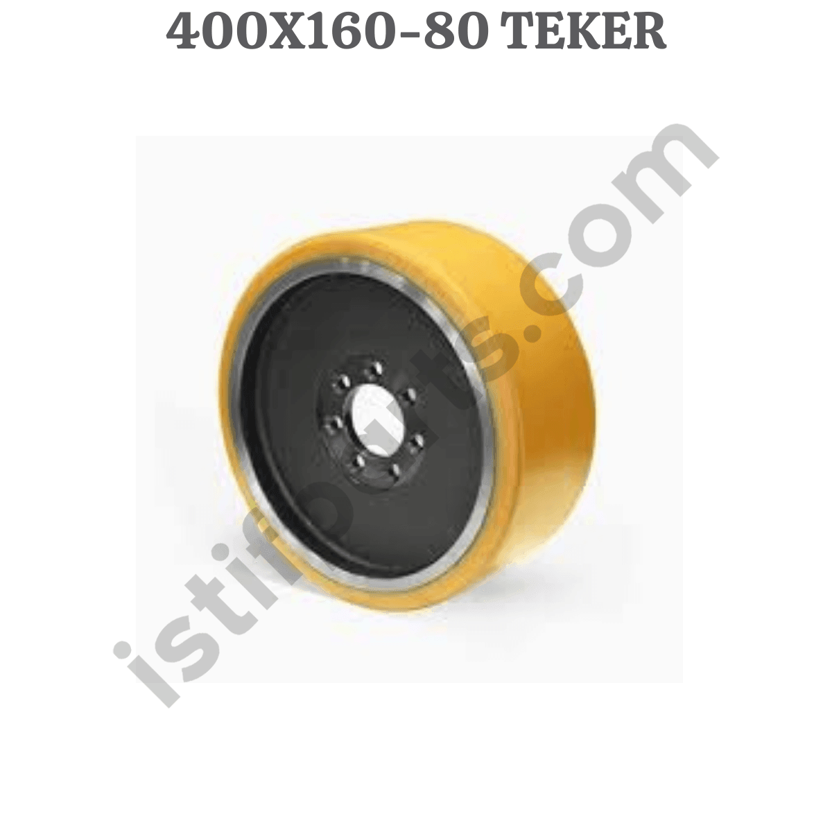 400X160X80 YÜRÜYÜŞ TEKERİ 7 BİJON POLİÜRETAN