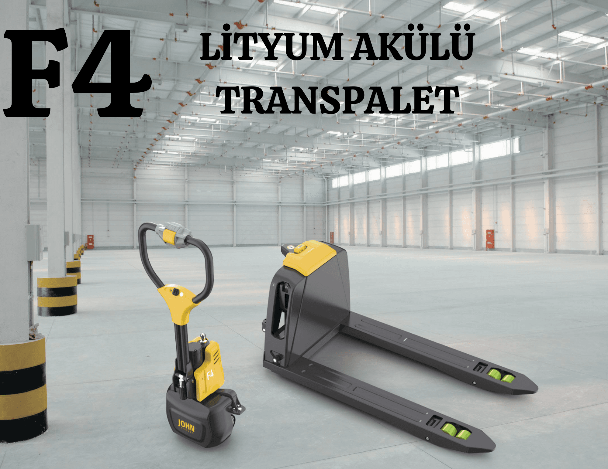 F4 TRANSPALET LİTYUM AKÜLÜ TRANSPALET