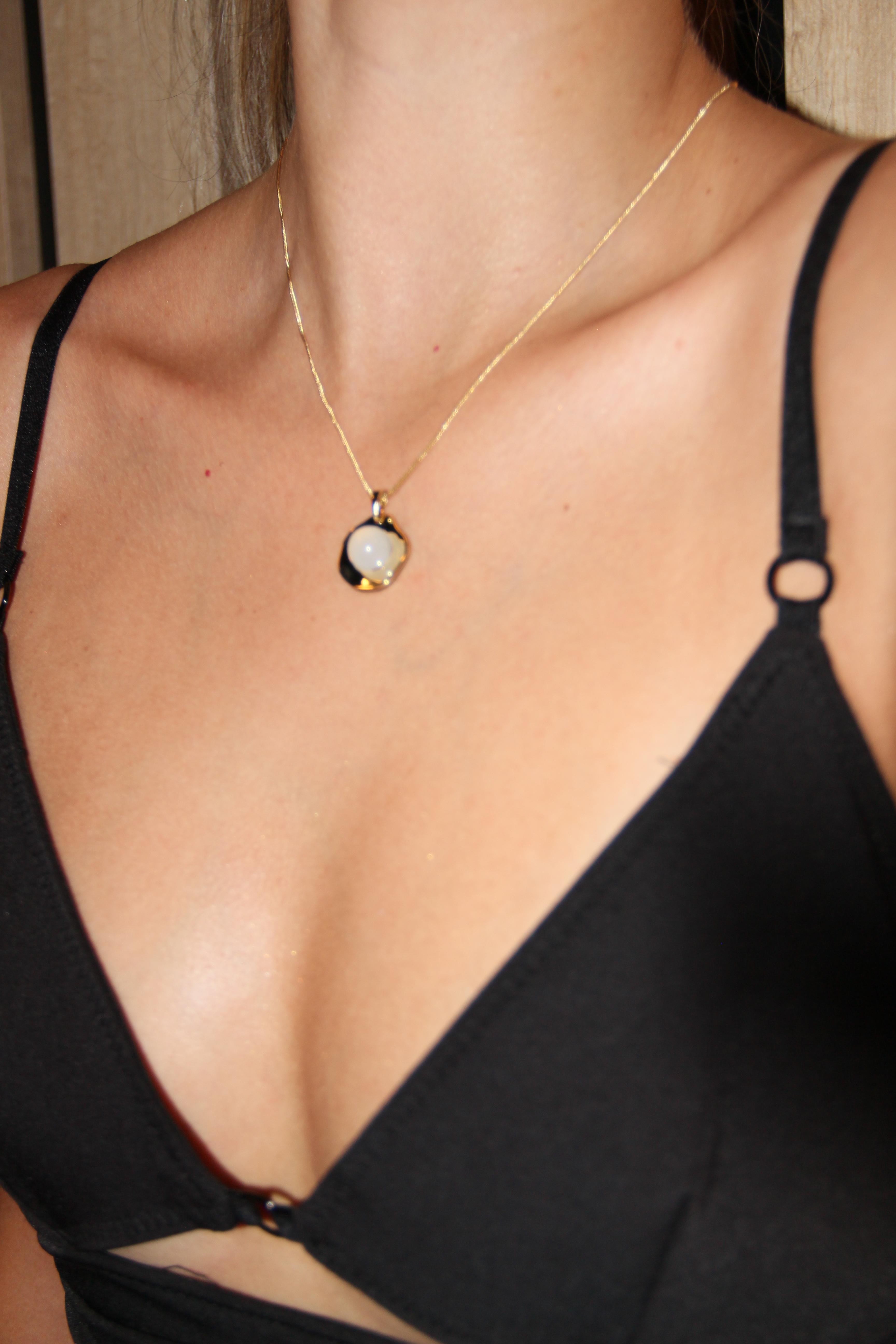 NOİR PEARL ~ KOLYE