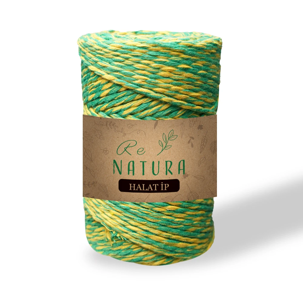 Halat Makrome İpi 3mm 500gr - BENETTON - SARI