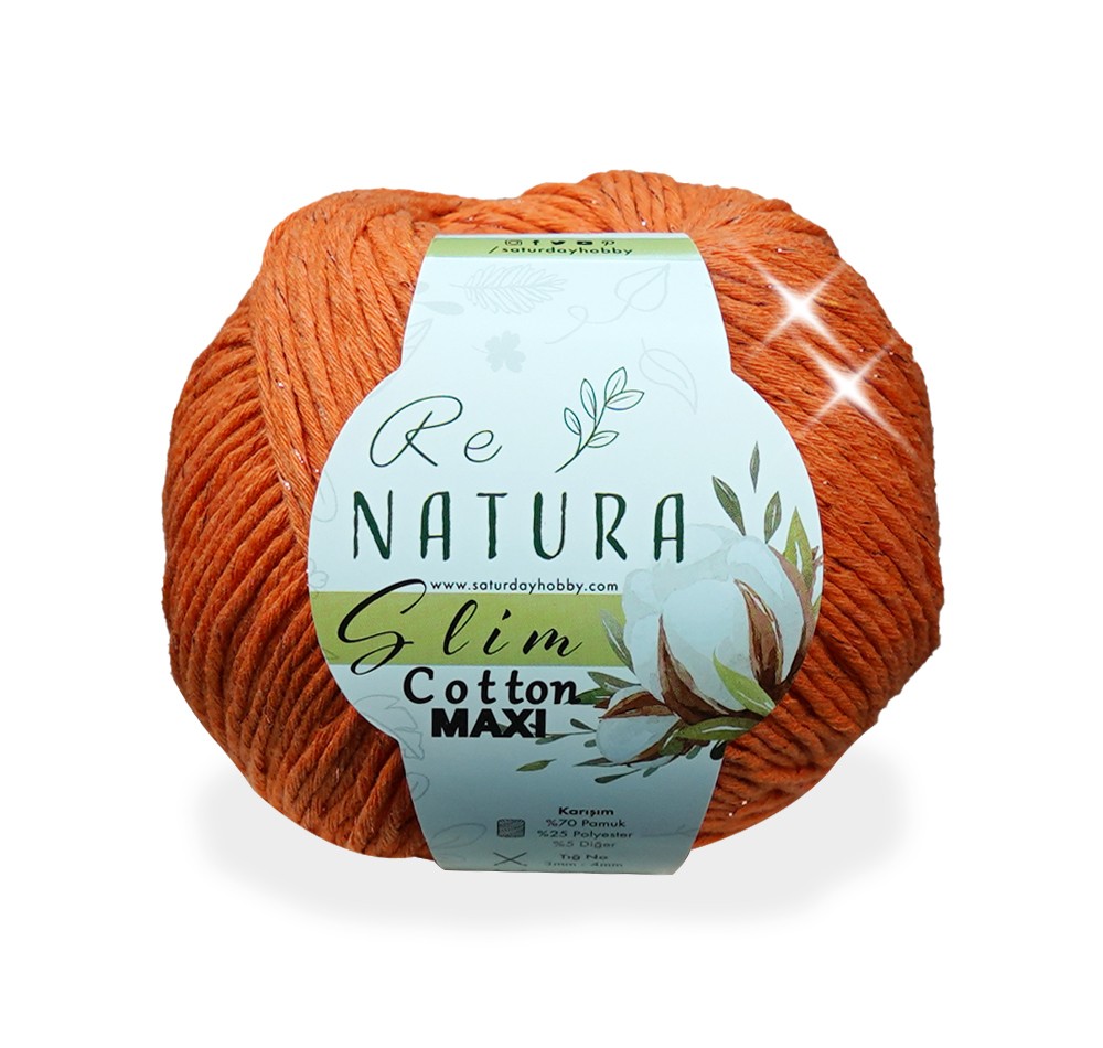 Slim Cotton Maxi 100gr - SİMLİ TURUNCU