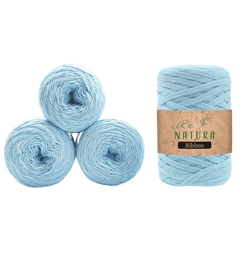 RIBBON 4'LÜ SET - BEBE MAVİ
