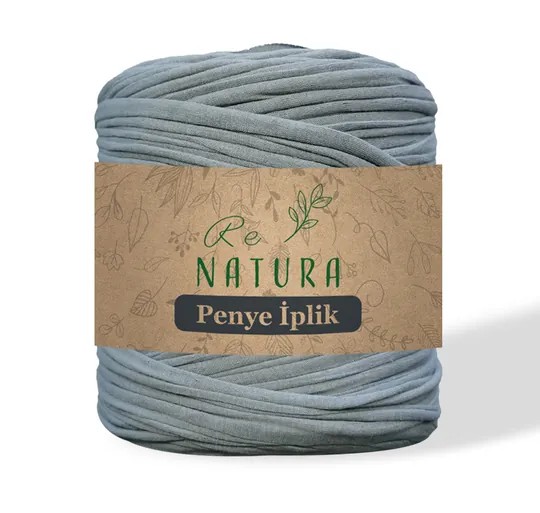 BÜYÜK BOY PENYE İP - GRİ TONLARI - MAT GRİ