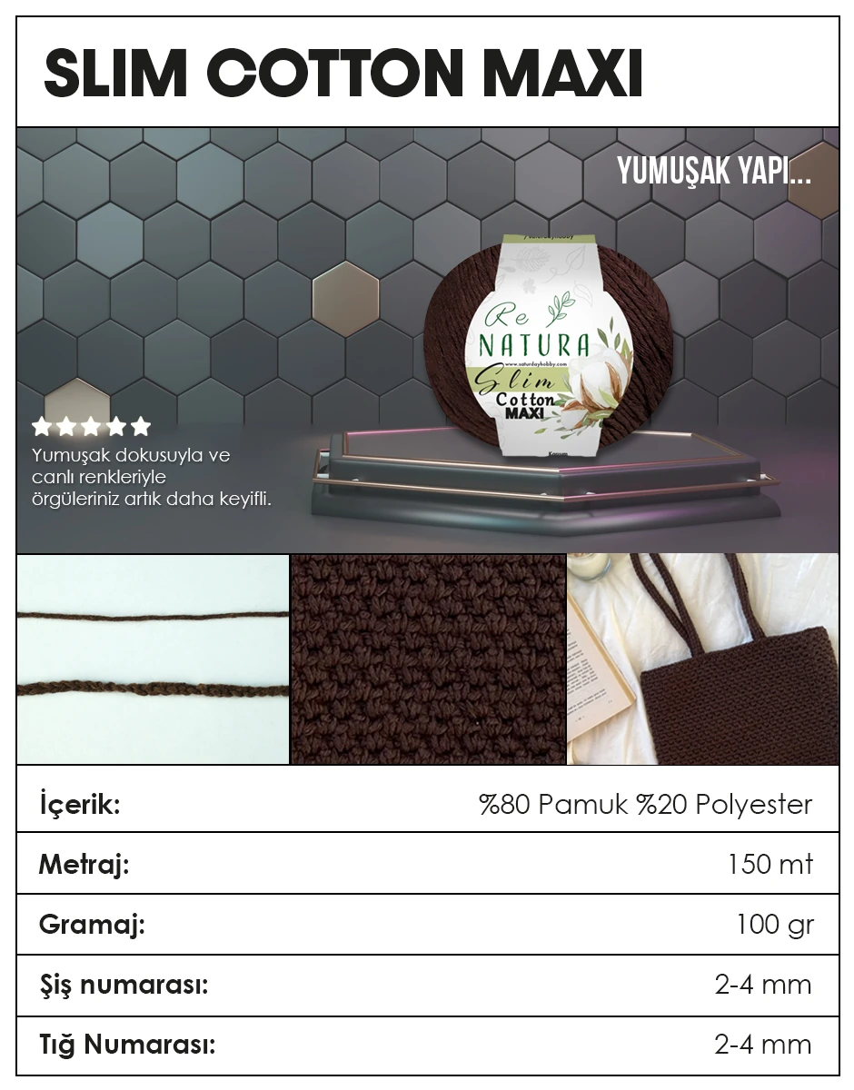 Slim Cotton Maxi 100gr