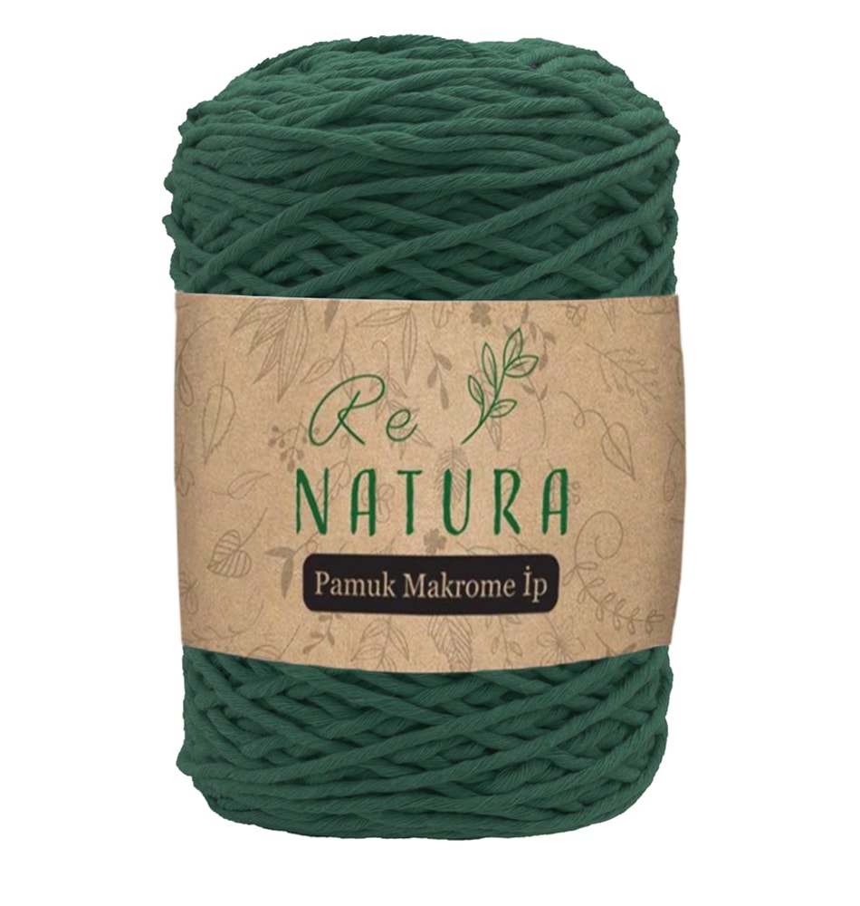 2mm 250g Taranabilir Makrome İpi - ZÜMRÜT YEŞİLİ