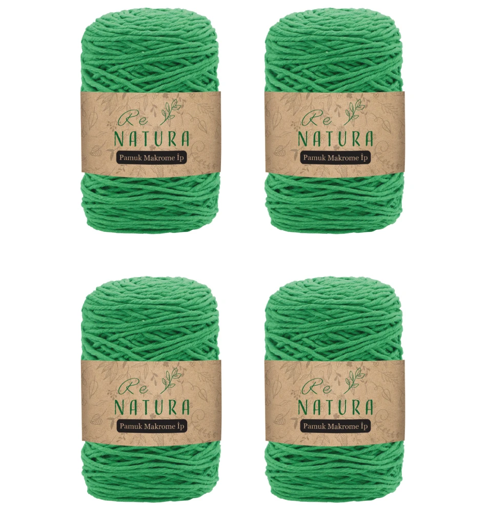 4'lü Taranabilir Makrome İp Seti - BENETTON