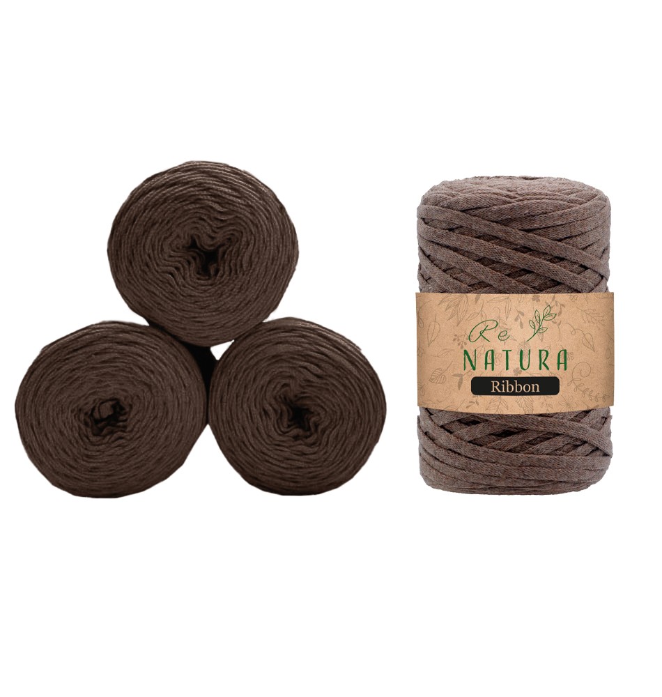 RIBBON 4'LÜ SET - KOYU BEJ