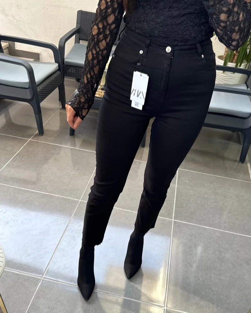 Yüksek Bel Mom Jean