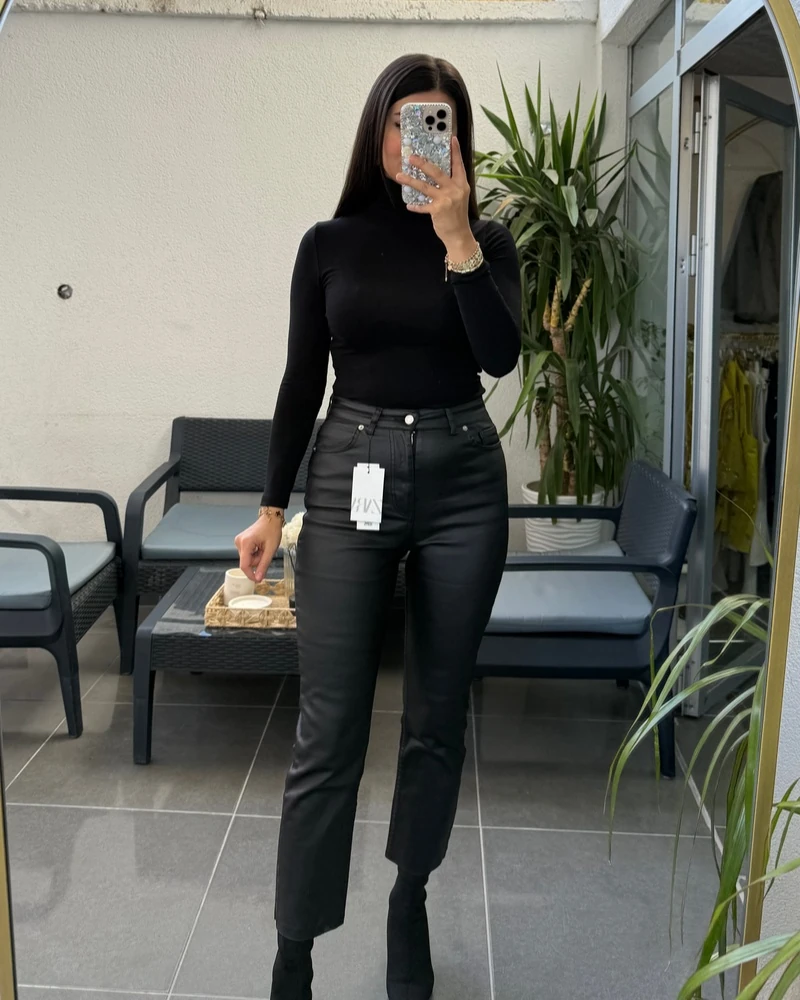 Mumlu Mom Jean - Siyah