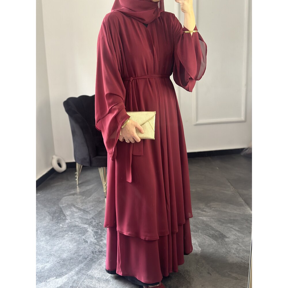 Bordo abaya&şal