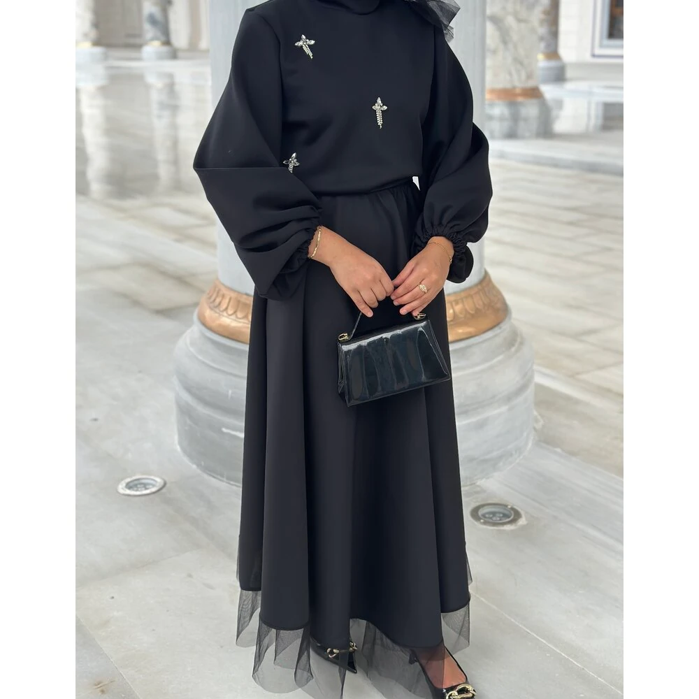 Siyah Etek&Bluz Takım