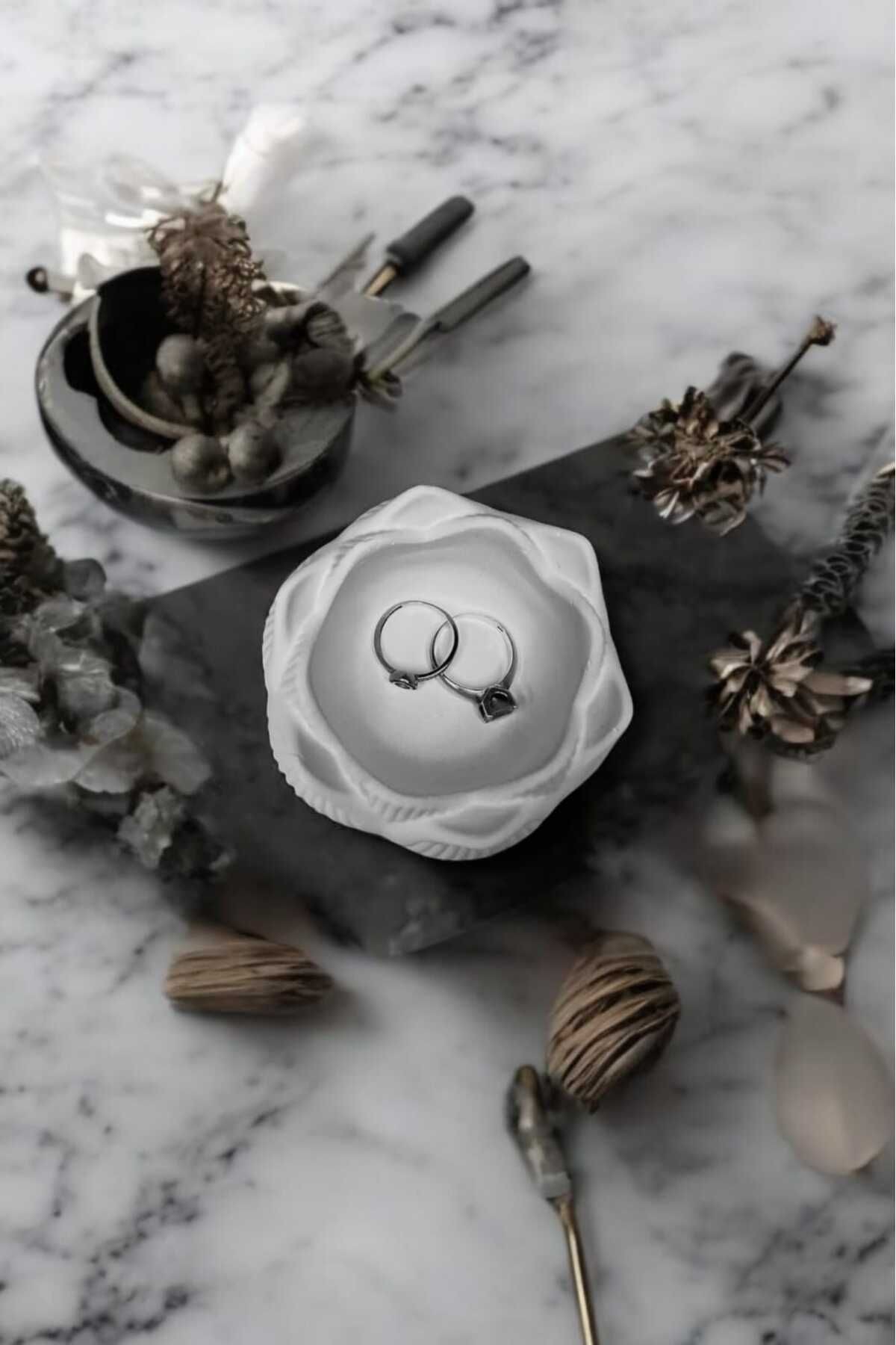 Çiçek Sunumluk, Lotus Mumluk, Organizer, Dekoratif Obje, Takılık