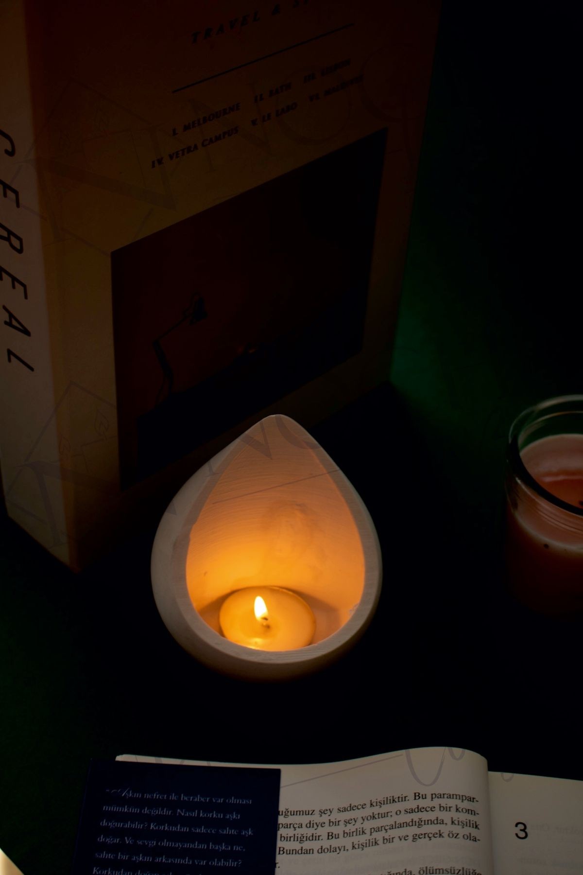 Damla Şeklinde Modern Tealight