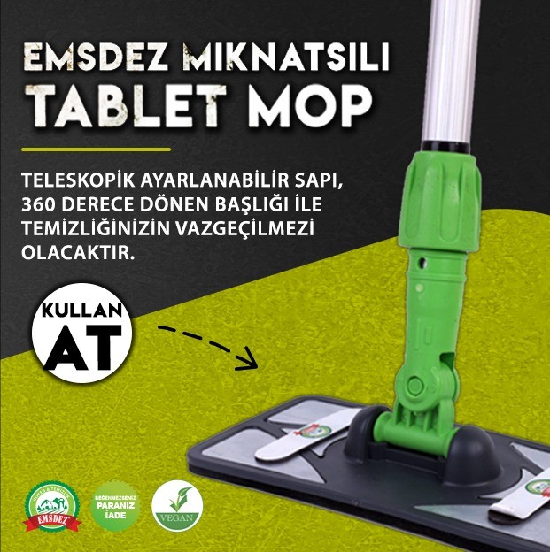 emsdez mıknatıslı tablet mop