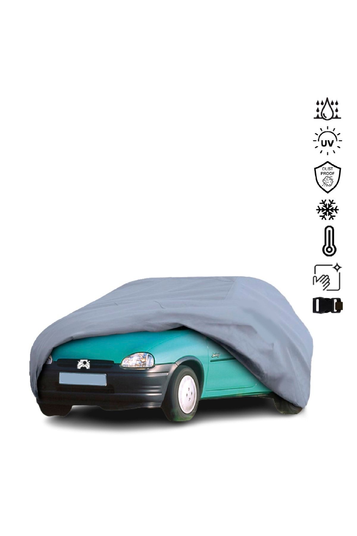 Opel Corsa B (1993-2000) Araba Brandası Miflonlu Su Geçirmez Araba Brandası Uv Koruyuculu