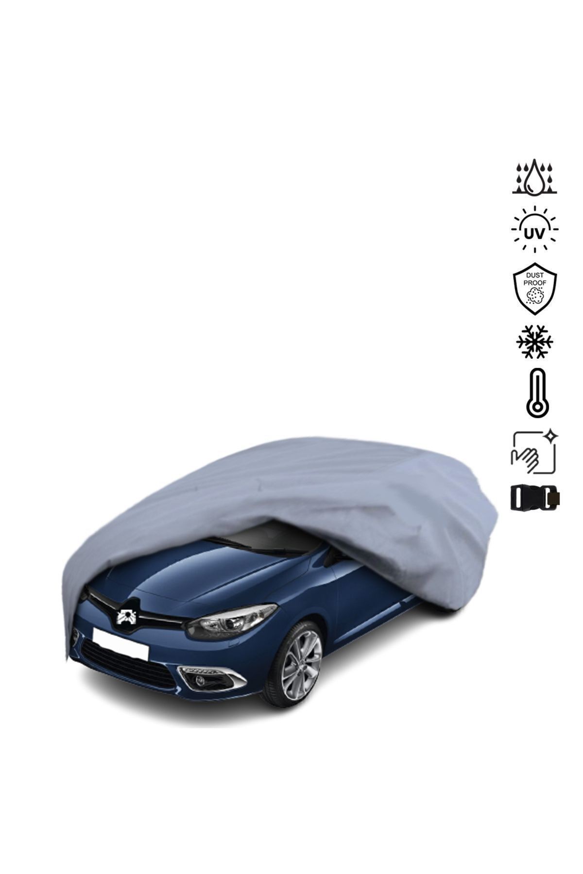 Renault Fluence Araba Brandası Miflonlu Su Geçirmez Araba Brandası Uv Koruyuculu