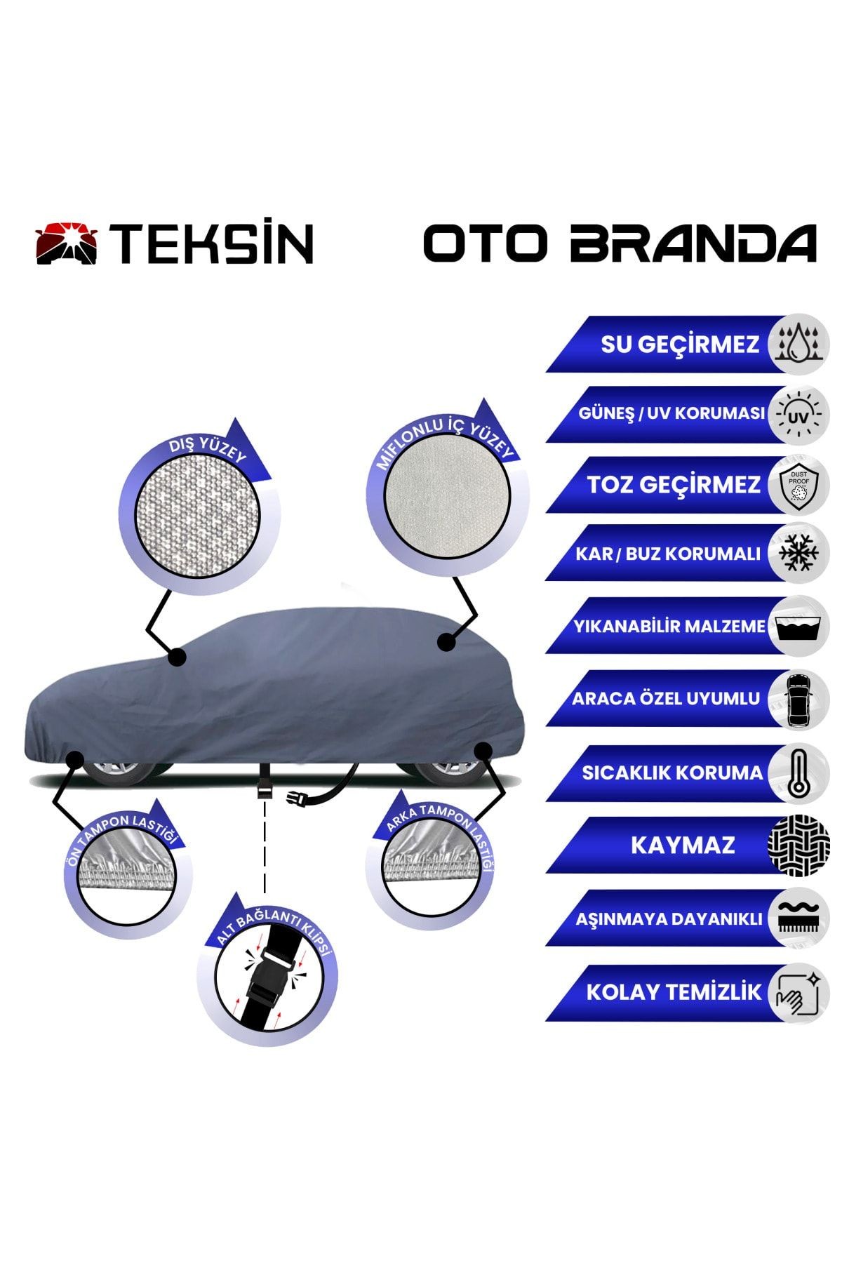 Acura Integra Hatchback Oto Branda 1986-1993 Miflonlu Su Geçirmez Oto Branda Uv Koruyuculu