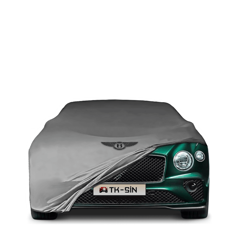 BENTLEY CONTİNENTAL GT 3 (2018-) Araba Brandası İç Mekan Kumaş Araba Brandası Logolu Oto Branda