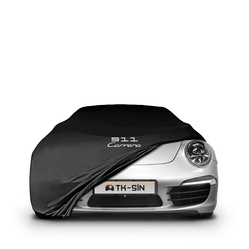 PORSCHE 911 (991) (2011-2020) Araba Brandası İç Mekan Kumaş Araba Brandası Logolu Oto Branda