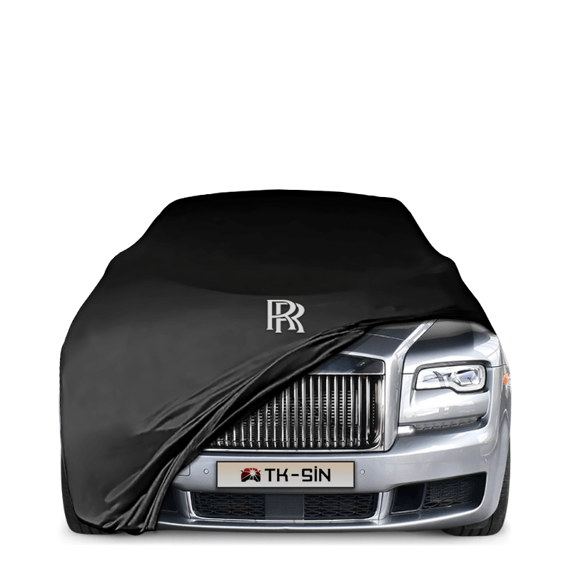 ROLLS ROYCE GHOST EXTENDED WHELLBASE 1 (2014-2020) Araba Brandası İç Mekan Kumaş Araba Brandası Logolu Oto Branda