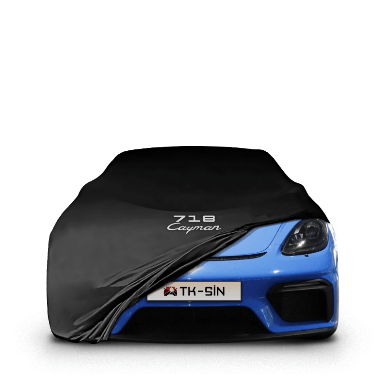 PORSCHE 718 (982) Araba Brandası İç Mekan Kumaş Araba Brandası Logolu Oto Branda