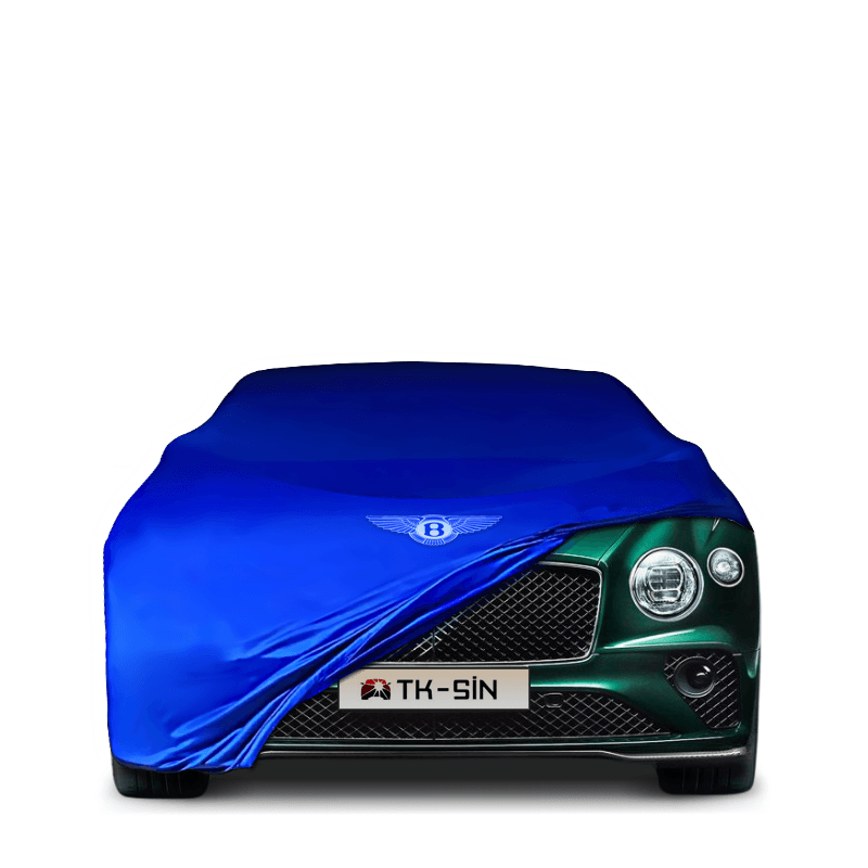 BENTLEY CONTİNENTAL GT 3 (2018-) Araba Brandası İç Mekan Kumaş Araba Brandası Logolu Oto Branda